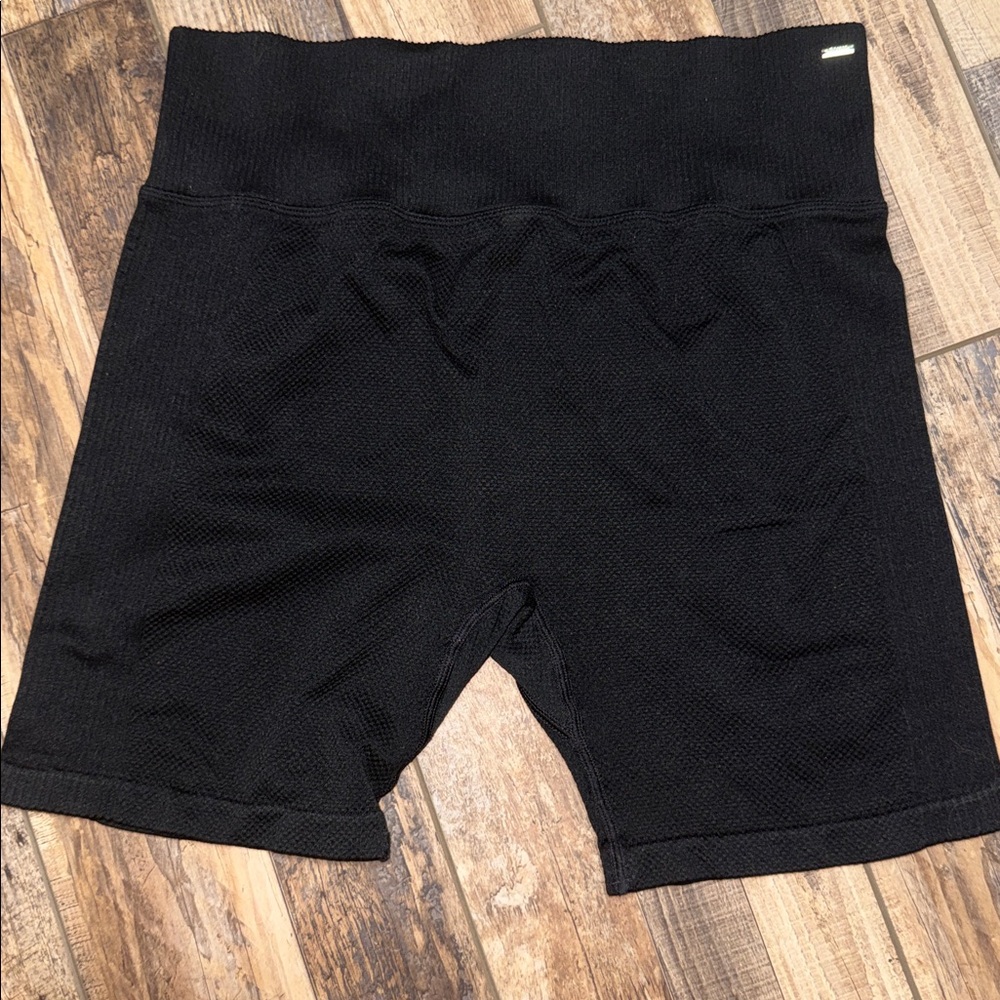 PINK Victoria's Secret Black yoga‎ Shorts